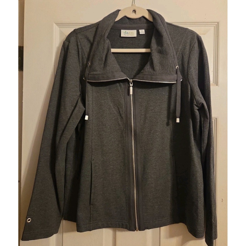 D&CO Active Womens Jacket Size M Gray